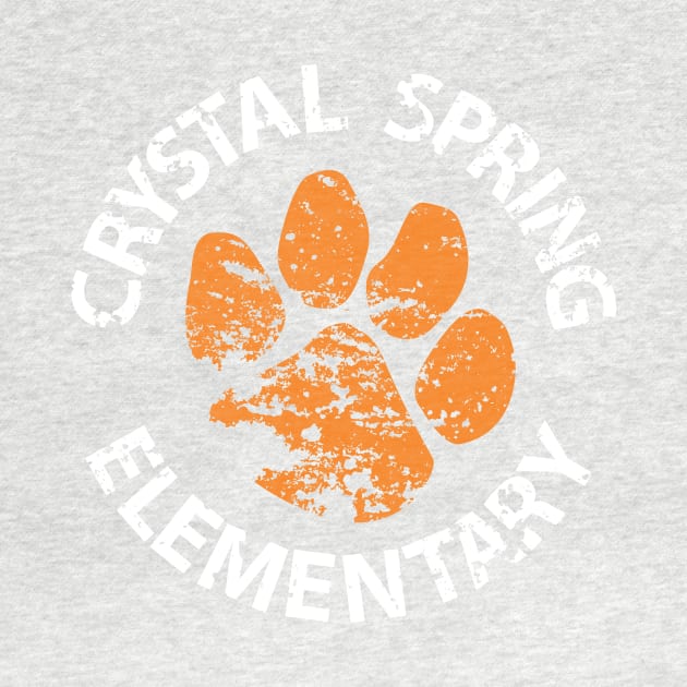 Crystal Spring Elementary Orange Logo by CrystalSpringElem